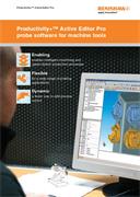 Productivity+™ Active Editor Pro probe software for machine tools